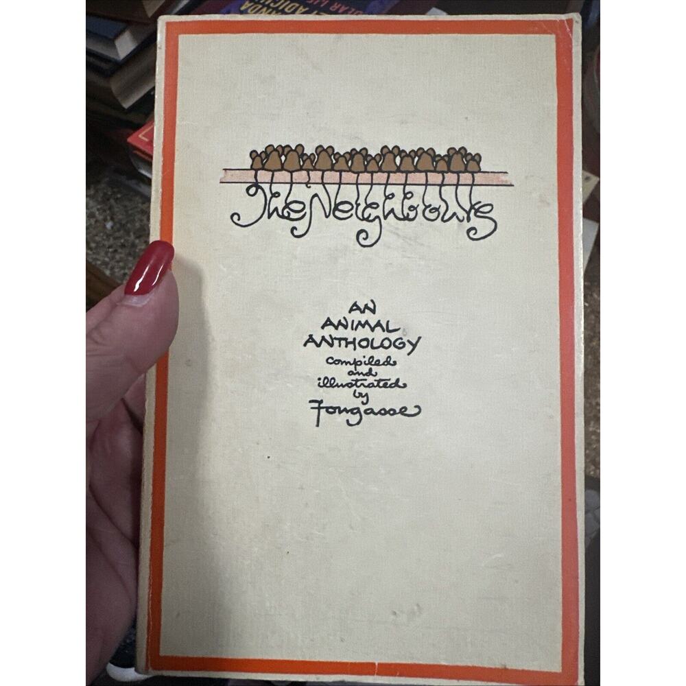 Vtg PB book, The Neighbours, An Animal Anthology‎ by Fougasse, 1957